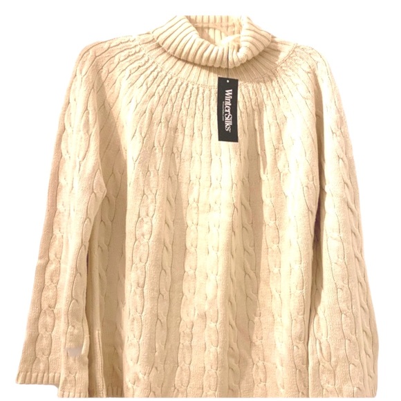 WinterSilks Sweaters - Wintersilks Cable Sweater Size XL